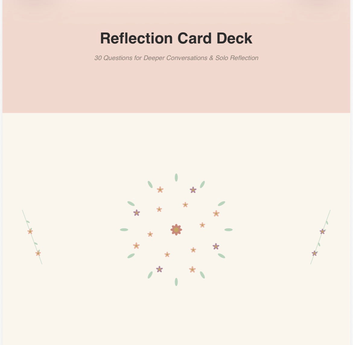 Reflection Card Deck PDF